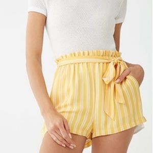 forever 21 paper bag shorts